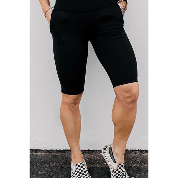 Celestial Bodiez NWT Power Bike Shorts in 'Lunar Black’ Size Small - Picture 1 of 12